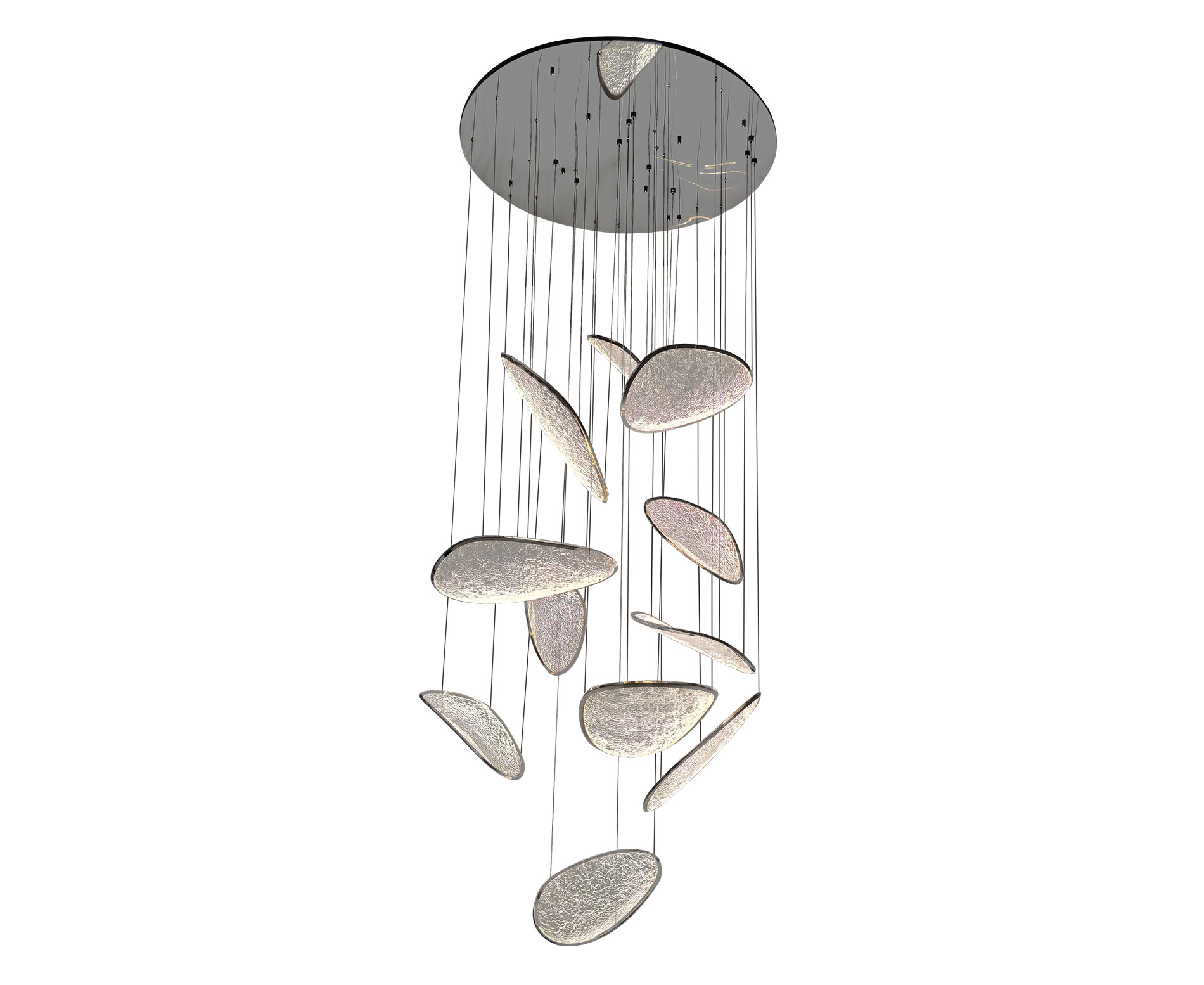 Siamarin Modern LED Galeri Boşluğu Avize 11'li