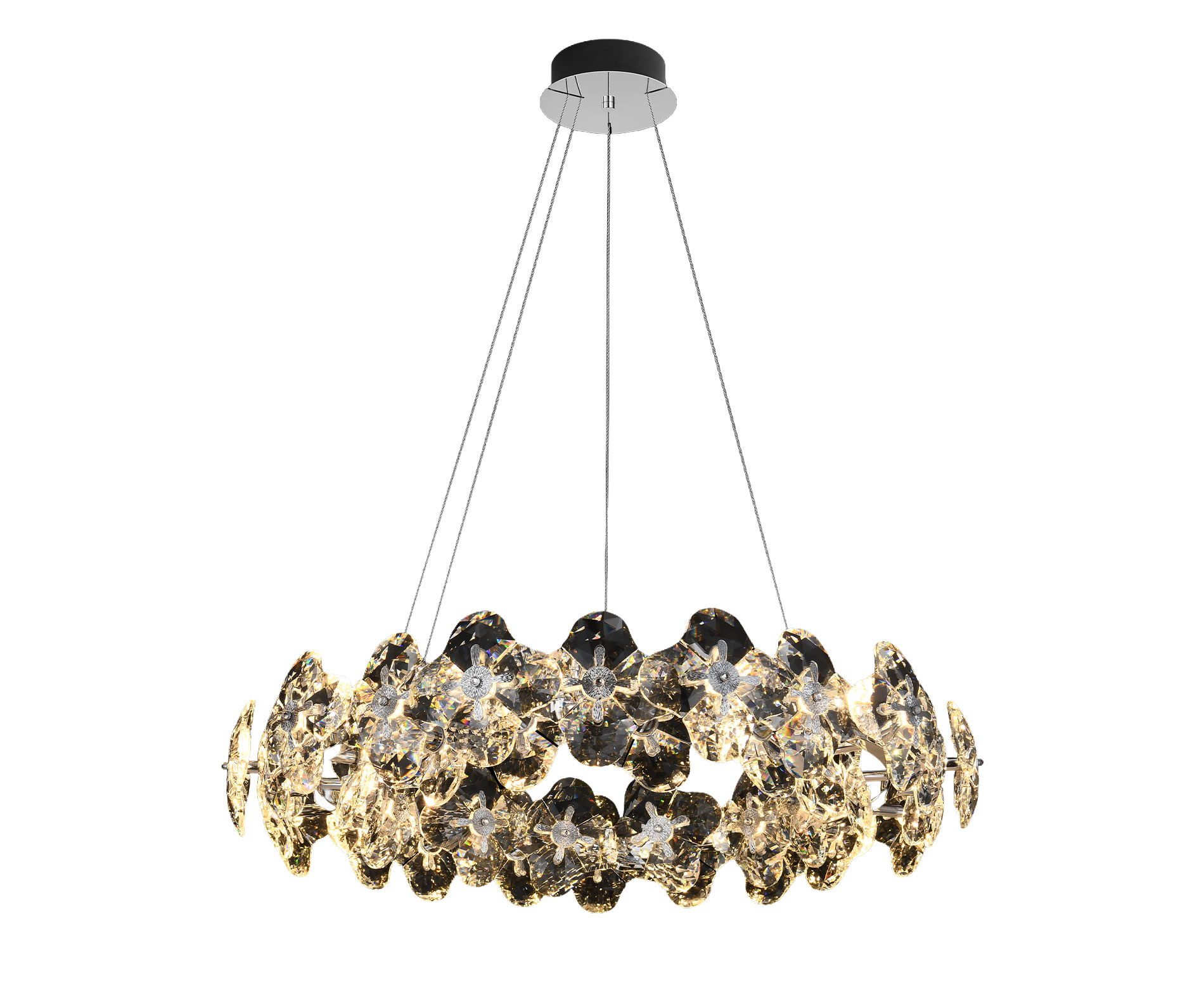 Parla Modern Kristal Avize 80-50 cm